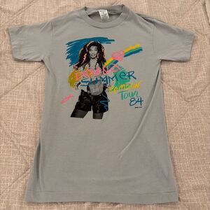 RARE Never Worn Vintage 1984 Donna Summer Rainbow Tour Concert T-Shirt Medium